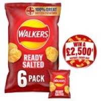 Morrisons  Walkers Ready Salted Multipack Crisps 