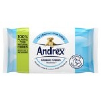 Morrisons  Andrex Classic Clean Washlets Flushable Toilet Wipes 
