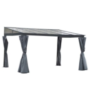 RobertDyas  Outsunny 4 x 3m Outdoor Pergola Gazebo - Grey