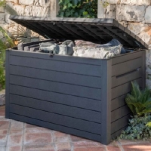 RobertDyas  Keter 870L XXL Deck Storage Box - Anthracite Grey