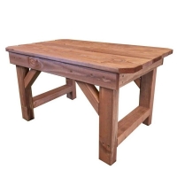 QDStores  Swedish Redwood Garden Coffee Table by Croft