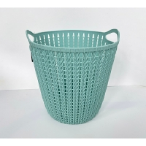 QDStores  Plastic Basket 19.5 Litres - Green by EA Living