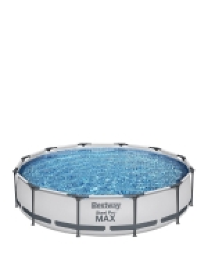 LittleWoods Bestway 12ft Steel Pro MAX Pool with Filter Pump