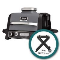 RobertDyas  Ninja Woodfire Electric BBQ Grill and Smoker with FREE Stand