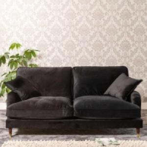 RobertDyas  Duval 3 Seat Sofa Ebony