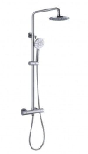 Wickes Allure Thermostatic Shower Mixer & Diverter - Chrome