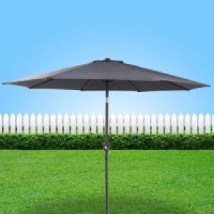QDStores  Garden Parasol by Wensum - 2.7M Grey