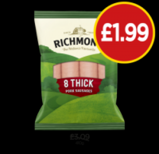 Richmond Pork Sausages £1.99