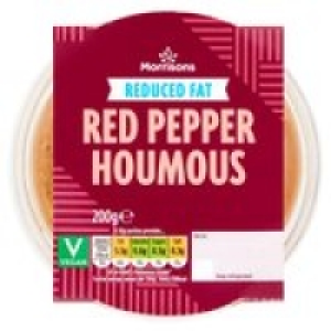Morrisons 30% Reduced Fat Red Pepper Houmous  £1.35