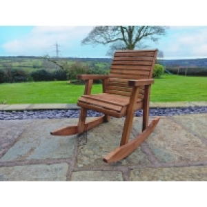 QDStores  Swedish Redwood Garden Rocking Chair by Croft