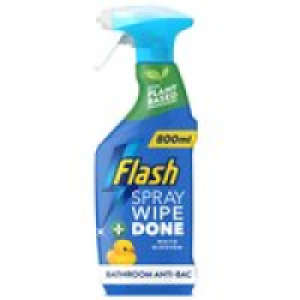 Flash Bathroom Spray Wipe Done Antibacterial