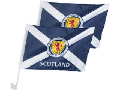 Scotland Car Window Flag - 2 Pack