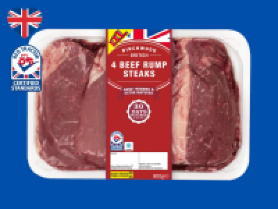 Birchwood 4 British Beef Rump Steaks