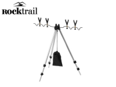 Rocktrail Extendable Aluminium Fishing Rod Rest/​Fishing Net