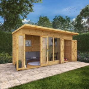 Mercia 14 x 6ft Maine Pent Summerhouse With Side Shed £1,249.99