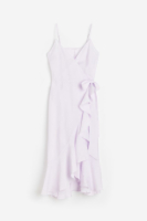 HM  Flounce-trimmed wrap dress