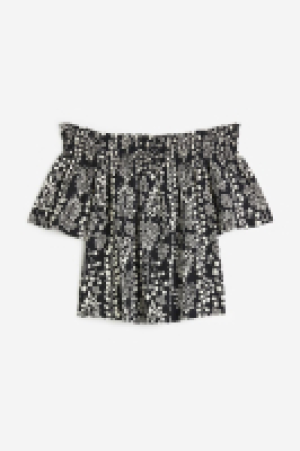 Off-the-shoulder jersey top