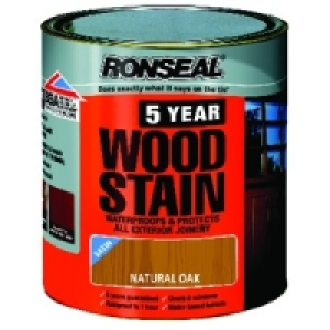 Ronseal 5 Year Woodstain Natural Oak 750ml £13.99