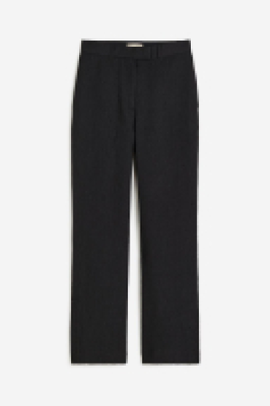 Textured-weave trousers