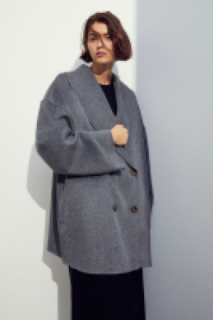 HM  Oversized wool-blend coat