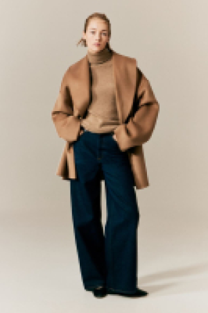 Oversized wool-blend coat £149.99