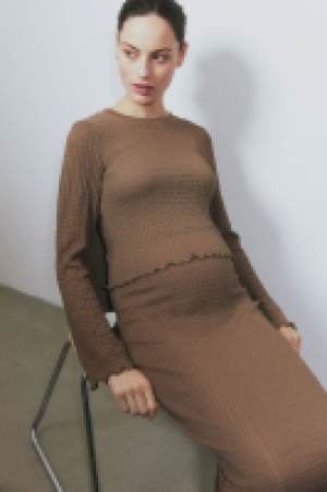 MAMA 2-piece textured jersey set