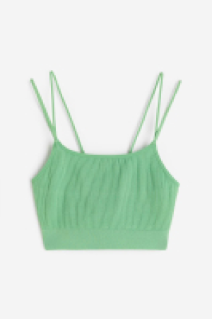 Ribbed seamless crop top