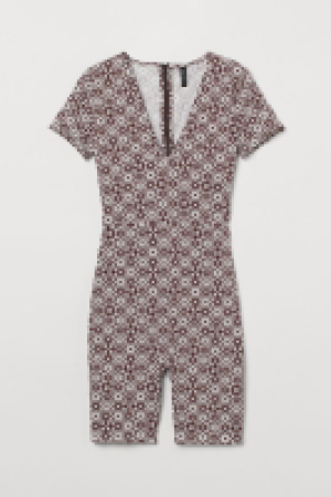 Patterned playsuit
