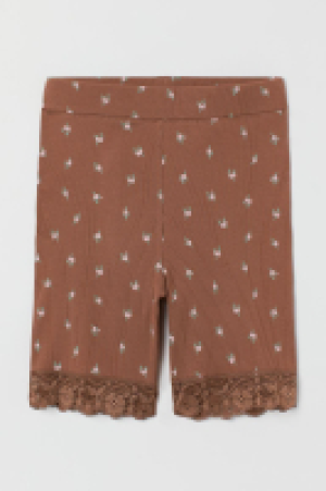 HM  Lace-trimmed cycling shorts
