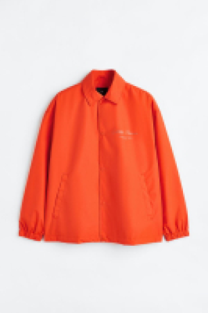 Water-repellent coach jacket