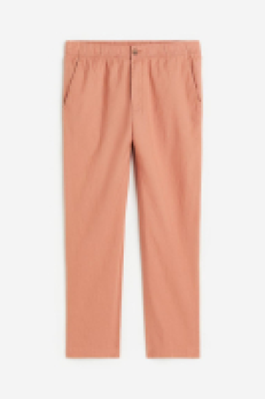 Regular Fit Linen-blend trousers