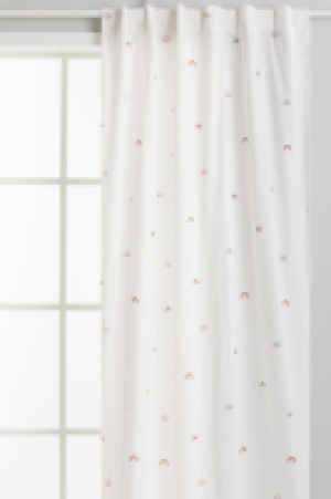 2-pack patterned cotton curtains £24.99