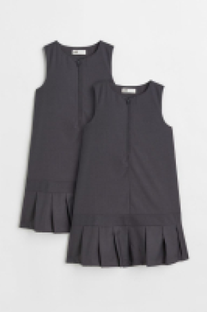 2-pack pleat-detail dresses