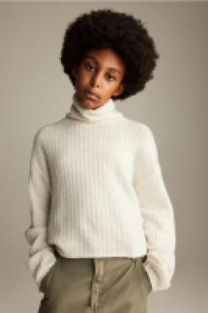 Polo-neck jumper