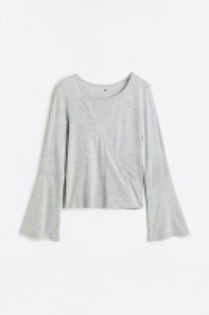 Gathered jersey top