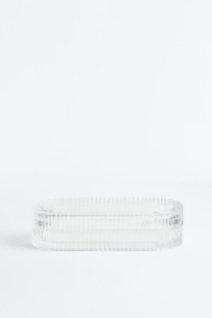 Oval glass box