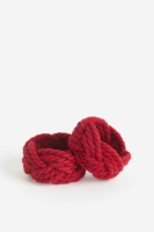 2-pack braided napkin rings £3.00