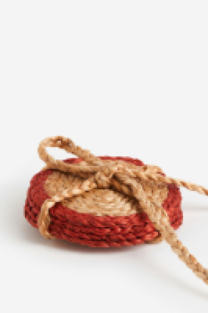 4-pack jute coasters