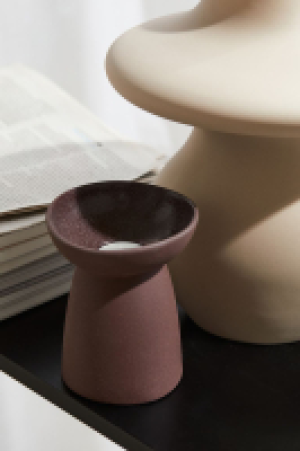 HM  Stoneware candlestick