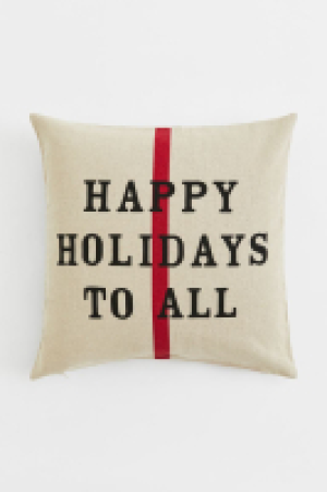Linen-blend cushion cover £6.00