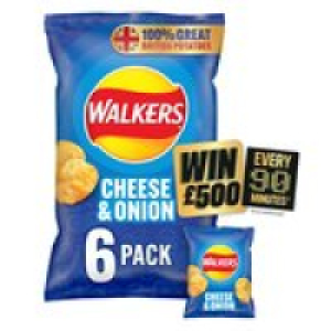 Walkers Cheese & Onion Multipack Crisps  £1.65