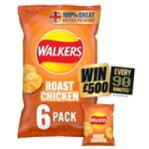 Walkers Roast Chicken Multipack Crisps  £1.65