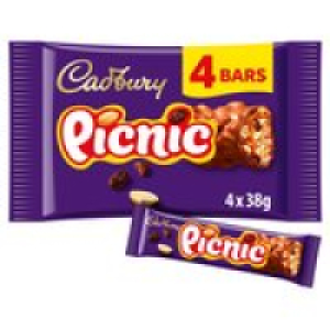 Cadbury Picnic Chocolate Bar 4 Pack Multipack £1.50