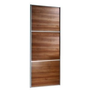 Wickes Wideline Sliding Wardrobe Door Walnut Panel 2220x610m £98.39
