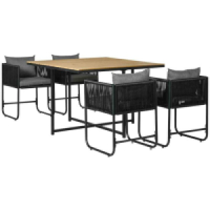 Outsunny Rattan Dining Set, Rattan Cube Dining Sets