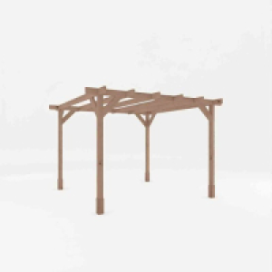 Mercia 3M X 3M Trent Pressure Treated Pergola