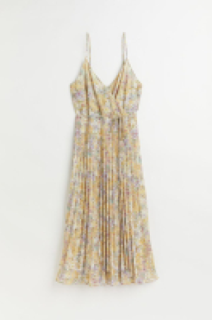 HM  Pleated wrap dress