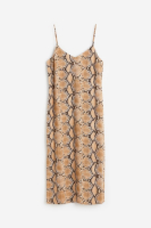 Crêpe slip dress