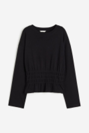 Smock-waisted top