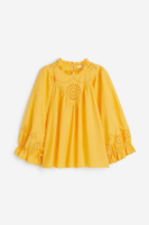 HM  Broderie anglaise cotton blouse